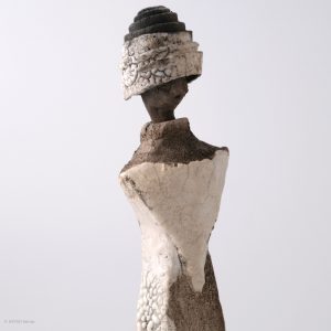 DSCF0586 Marie Juge Raku Sculpture JOBA front right detail