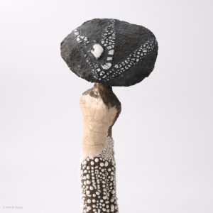 DSCF0688 Marie Juge Raku Sculpture Nina Detail front