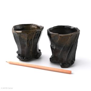 KSC111005 Baba Takashi Kuro-Bizen Cup scale