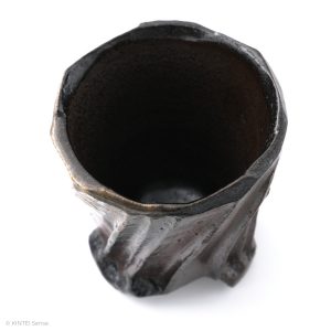 KSC111005 Baba Takashi Kuro-Bizen Cup B Top View