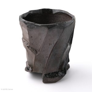 KSC111005 Baba Takashi Kuro-Bizen Cup B Back side