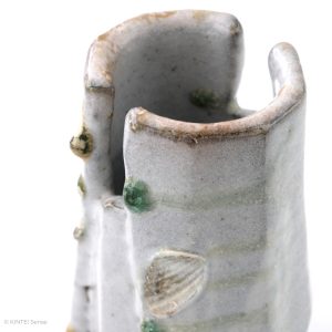 KSC351006 Baba Takashi Shino Vase top detail right side