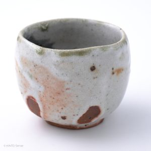 Baba Takashi Shino Cup 2 fingermarks front