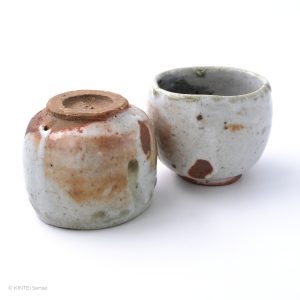 KSC111006 Baba Takashi Shino Cup both cups, B upside down, A straight up