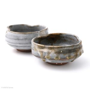 KSC121003 Baba Takashi Shino Bowl M two bowls flat up