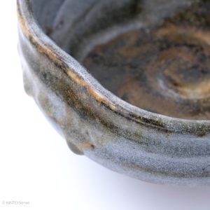 KSC121003 Baba Takashi Shino Bowl A lip detail right side