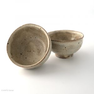 KISARAGI GAMA Kohiki Cups Kleine Kohiki Teeschale 2 cups 1 inside view
