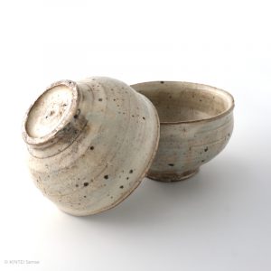 KISARAGI GAMA Kohiki Cups Kleine Kohiki Teeschale 2 cups one tilted