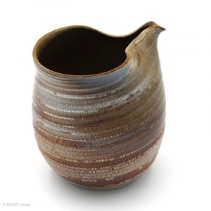 Ishida Kazuya Bizen Raho Spiral Kanne Pourer Back side