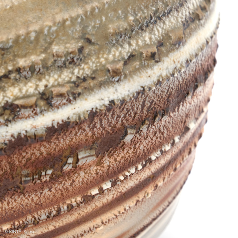 KSC351008 Ishida Kazuya Raho Spiral Vase (7) Side detail
