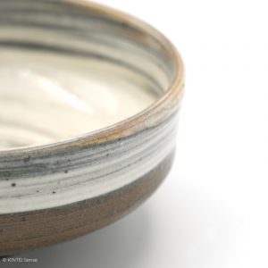 Ryuta Gama Nakazato Kenta Hakeme small bowl side view Karatsu, Japan KINTEI Sense