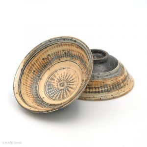 2 Schalen aufeinander Ryuta Gama Mishima Schale Nakazato Kenta Karatsu, Japan KINTEI Sense