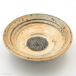 Schale von oben Ryuta Gama Große Mishima Schüssel Schale Nakazato Taki, Keramik, Karatsu, Japan KINTEI Sense