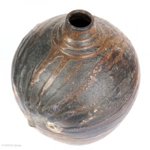 Rupert Grottenthaler Ofentränen Groß Ascheglasur Vase von oben KINTEI Sense Japanische Keramik