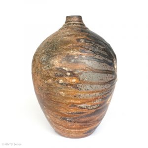 Rupert Grottenthaler Ofentränen Groß Ascheglasur Seite links KINTEI Sense Japanische Keramik