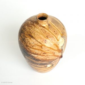 Rupert Grottenthaler Ofentränen Hell Vase von oben KINTEI Sense Japanische Keramik