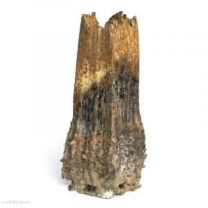 Rupert Grottenthaler Viereckige Glutrosen Vase Vorne mit Koge Landschaften KINTEI Sense Japanische Keramik