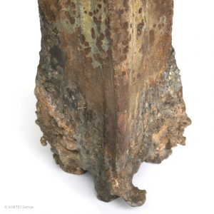 Rupert Grottenthaler Viereckige Glutrosen Vase Boden Glasur KINTEI Sense Japanische Keramik