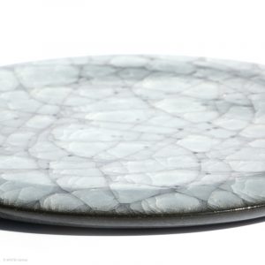 KSC141017 KŌBŌ DAIDAI Seladon Flacher Teller Suzuki Takashi, Nebukawa KINTEI Sense, Keramik, Japan Teller Rand Profil Detail