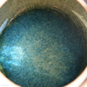 KSC161006 KŌBŌ DAIDAI Mikan Dose mit Deckel Suzuki Takashi, Nebukawa KINTEI Sense, Keramik, Japan Dose von Innen