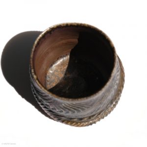 KSC111012 ISHIDA Kazuya Spiral Becher RaSou KINTEI Sense Bizen Japan Ansicht von oben