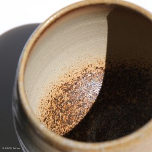 KSC111014 Ishida Kazuya Raho Spiral Becher C (9) KINTEI Sense Detail Innen Goma Bizen