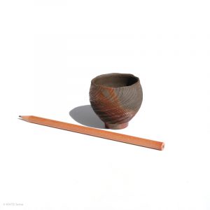 KSC111013 Ishida Kazuya Hidasuki Sake Schale KINTEI Sense Japan Guinomi Holzbrand Maße