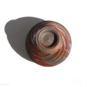 KSC111013 Ishida Kazuya Hidasuki Sake Schale KINTEI Sense Japan Guinomi Holzbrand Boden