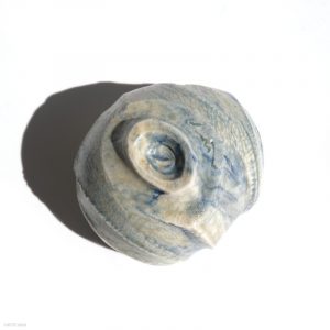 KSC111018 Ishida Kazuya Bizen Abyss Becher B KINTEI Sense Vollansicht oben vom Boden