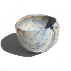 KSC111018 Ishida Kazuya Bizen Abyss Becher B KINTEI Sense Vollansicht Seite