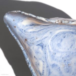 KSC161011 ISHIDA Kazuya Marbrierte Porzellan Kanne KINTEI Sense Bizen Japan Vordere nahe Ansicht auf Innen