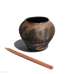 KSC161013 ISHIDA Kazuya Hidasuki Schale KINTEI Sense Bizen Japan Vollansicht Maße