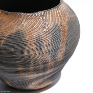 KSC161013 ISHIDA Kazuya Hidasuki Schale KINTEI Sense Bizen Japan Nahaufnahme vorne