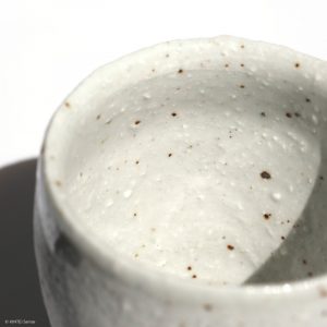 KSC111023 Ishida Kazuya Kleiner Bizen Porzellan Becher KINTEI Sense Japanische Keramik Porzellan Wildes Porzellan Tee Schale Becher Detail Mund