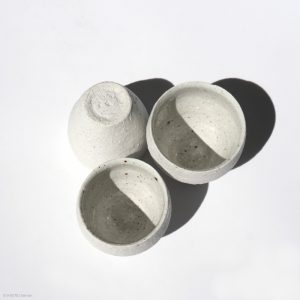 KSC111023 Ishida Kazuya Kleiner Bizen Porzellan Becher KINTEI Sense Japanische Keramik Porzellan Wildes Porzellan Tee Schale Becher 3 Sicht von oben