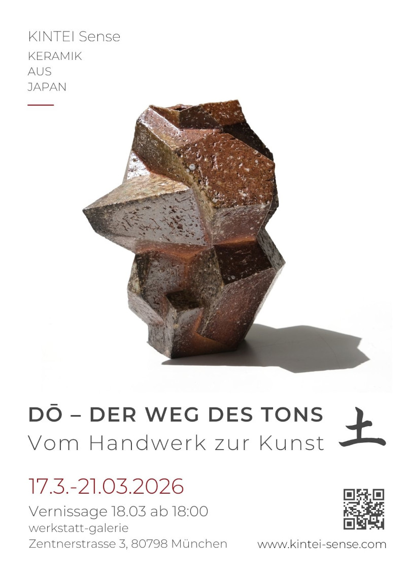 KINTEI Sense Ausstellung Do der Weg des Tons, vom Handwerk zur Kunst, Japanische Keramik künstler: Tao Akira, Sawa Katsunori, Hayashi Yuka, Ishida Kazuya