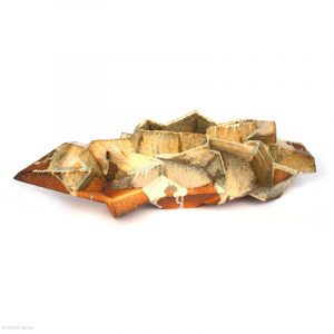 KINTEI Sense TAO Akira Walking on a Ridge Shigaraki Keramik Japan Skulptur Objekt Vase Holzbrand Ascheglasur Sicht Gesamt Profil