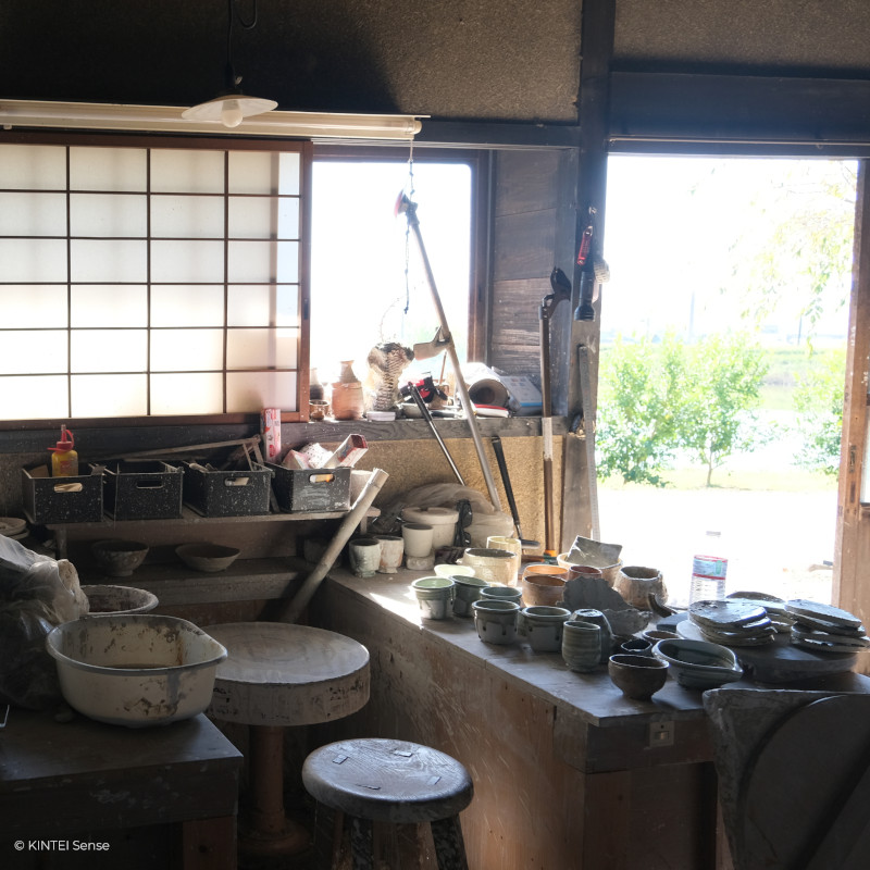 TANIMOTO TAKASHI MITA GAMA KINTEI Sense IGA KERAMIK JAPAN Kickwheel Fußdrehscheibe