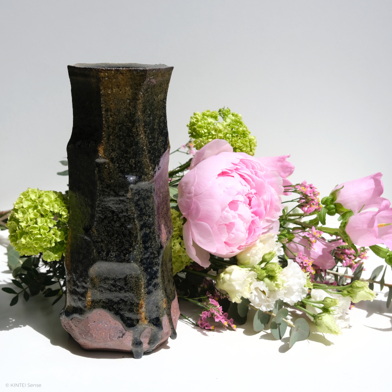 kimura hajime ruri mino vase close up KINTEI Sense