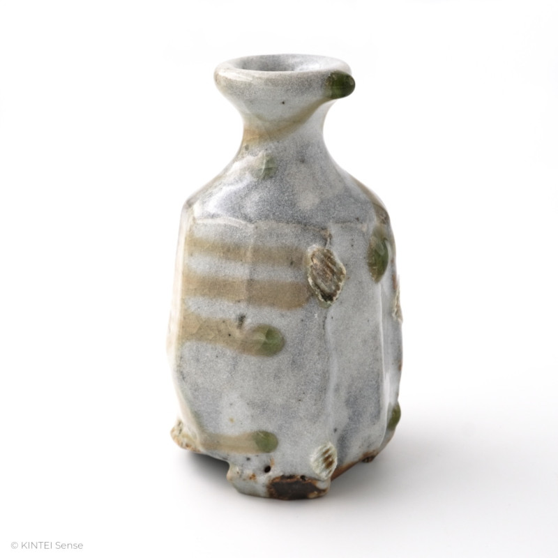 KINTEI Sense, Inspiration, Sake, Guinomi, Shuki, Shuhai, Tokkuri, Katakuchi, Sake Keramik, Geschichte und Sammler Tipps, Shino Bizen Tokkuri, Baba Takashi