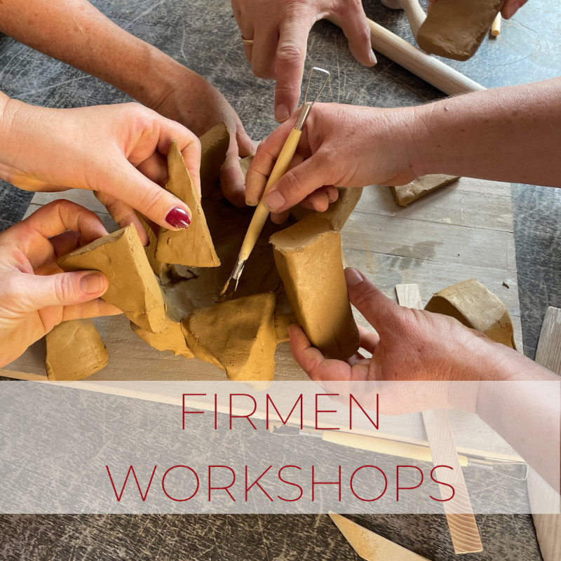 KINTEI Sense bietet Workshops für Firmen, team building, kreative Auszeit mit Ton